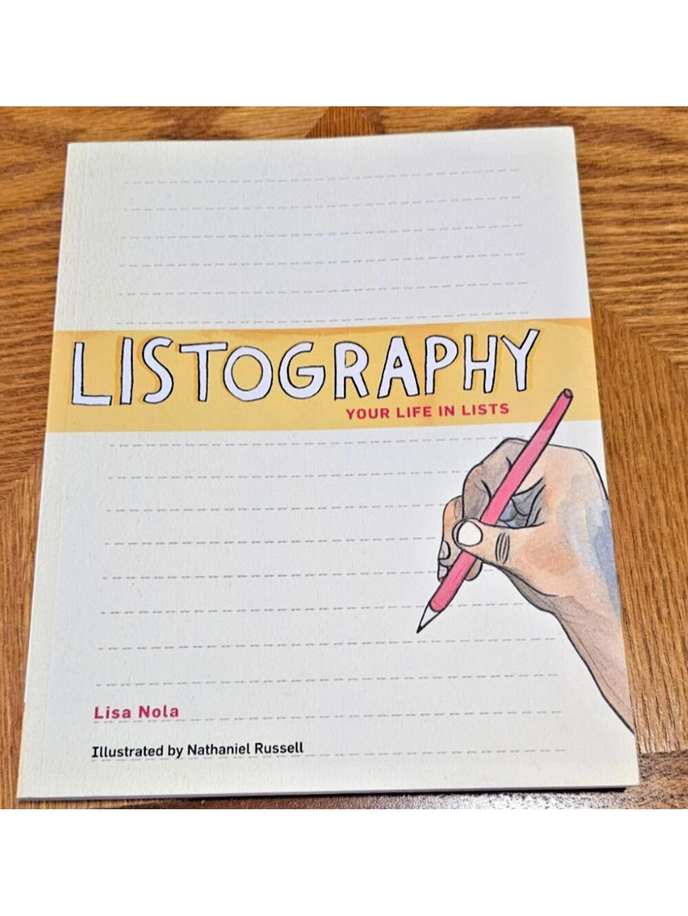 NEW Listography Your Life in Lists Journal Notebook Writing Gift Stationery